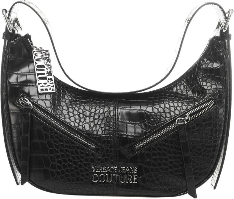 Versace Jeans Couture Sketch Couture Hobo Tas Black Dames