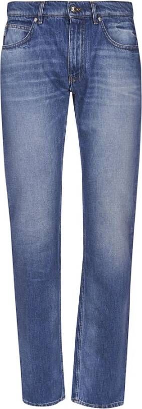 Versace Skinny jeans Blauw Heren