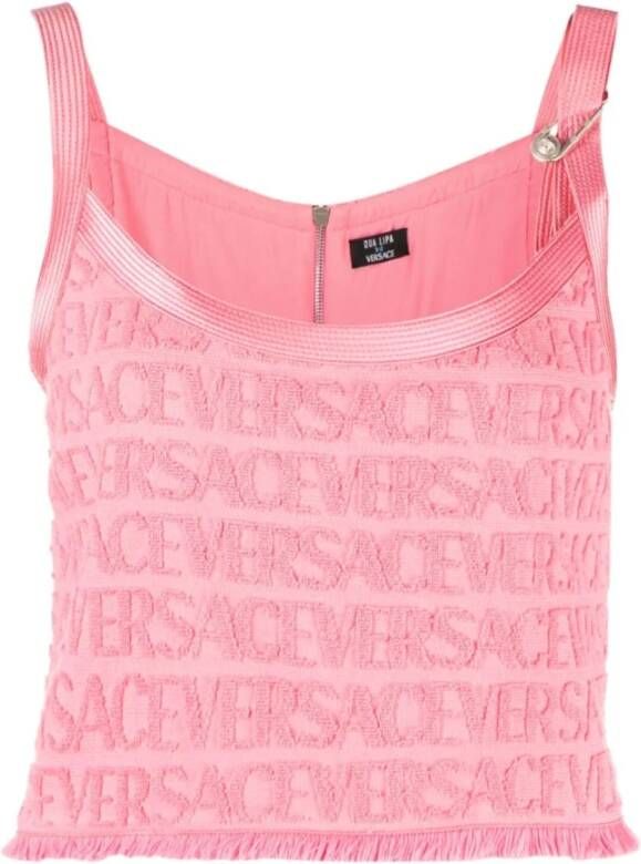 Versace Sleeveless Tops Roze Dames
