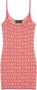 Versace Gebreide Mouwloze Jurk met Goudkleurig Medusa Detail Pink Dames - Thumbnail 1