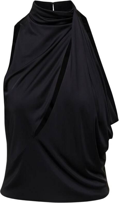 Versace Sleeveless Tops Zwart Dames