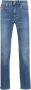 Versace Stretch Denim Slim Fit Jeans met Metalen Medusa Details Blue Heren - Thumbnail 1