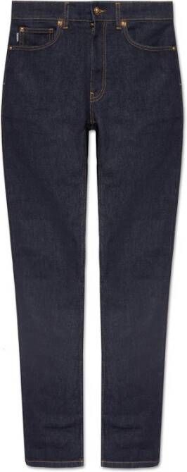 Versace Slimfit-jeans Blauw Heren