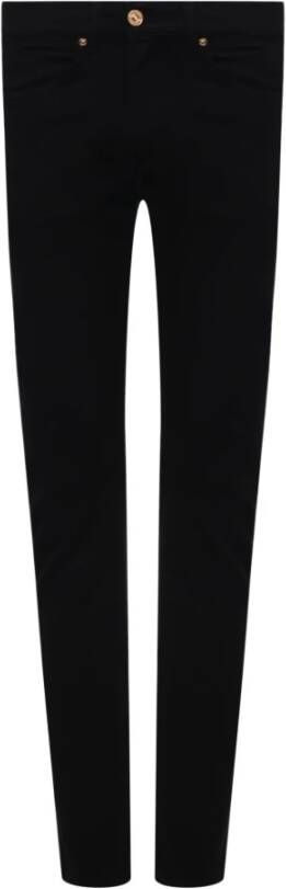 Versace Slimfit-jeans Zwart Heren