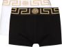 Versace Zwarte katoenen boxershort met Greca-detail Black Heren - Thumbnail 3