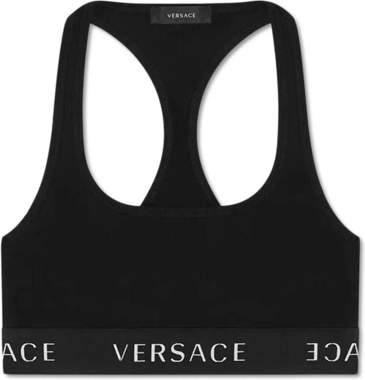 Versace Sportbeha`s trainen Zwart Dames