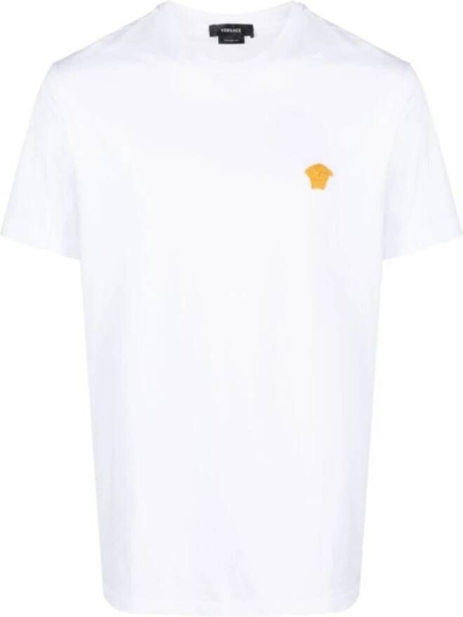 Versace Stijlvolle T-shirts en Polos White Heren