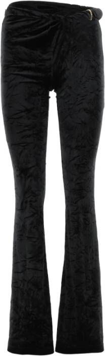 Versace Straight Trousers Zwart Dames