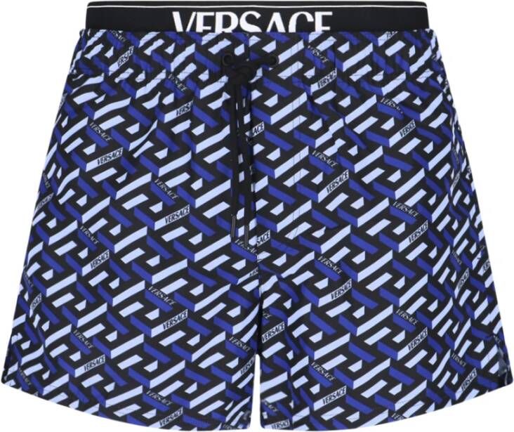Versace Strandkleding Blauw Heren