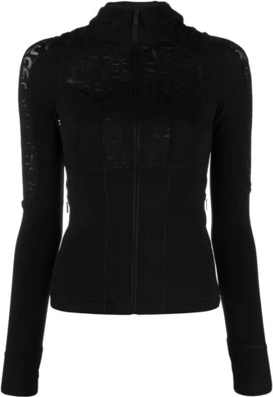 Versace Sweatshirt met rits Black Dames