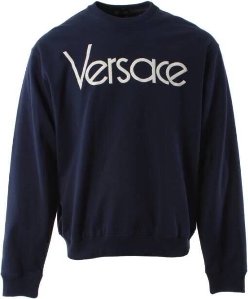 Versace Sweatshirt Blauw Heren