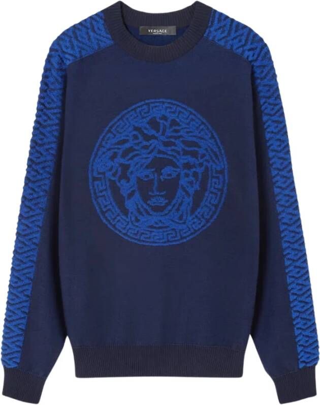 Versace Sweatshirts Blauw Heren