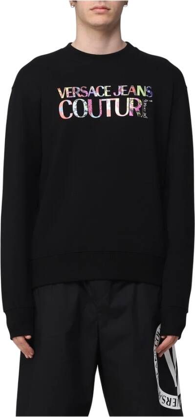 Versace Jeans Couture Sweater -logo Zwart Heren