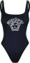 Versace Stijlvol badpak met logodetail Black Dames - Thumbnail 1