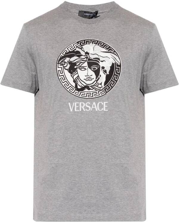 Versace T-shirt Grijs Heren
