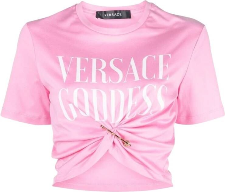 Versace T-shirt Roze Dames