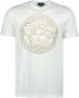 Versace Medusa Strass T-shirt White Heren - Thumbnail 1