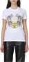Versace Jeans Couture V-Emblem Garden Print T-shirt White Dames - Thumbnail 5