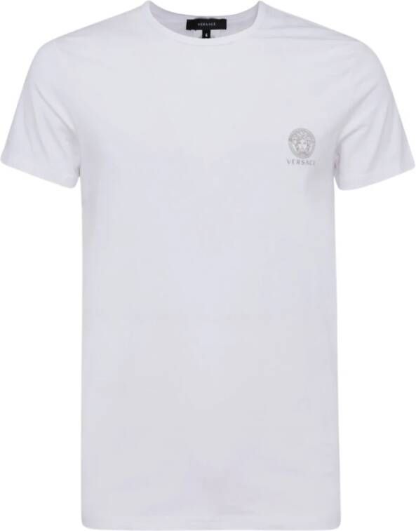 Versace Logo T-shirt White Heren