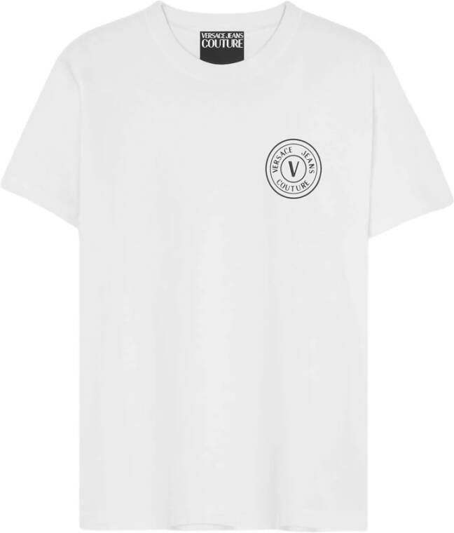 Versace Jeans Couture Stijlvolle T-shirts en Polos White Heren