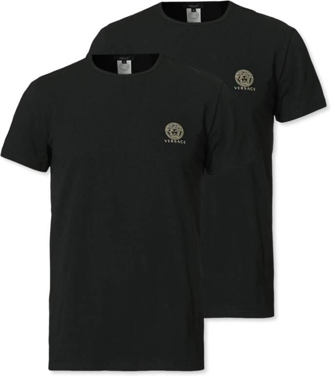 Versace Ondergoedcollectie T-shirt 2-pack Black Heren