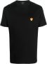 Versace Zwart Medusa-geborduurd Katoenen T-Shirt Black Heren - Thumbnail 1