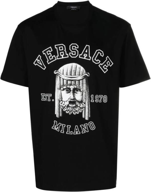 Versace T-shirt Zwart Heren