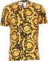 Versace Katoenen Stretch T-shirt met Print Yellow Heren - Thumbnail 6