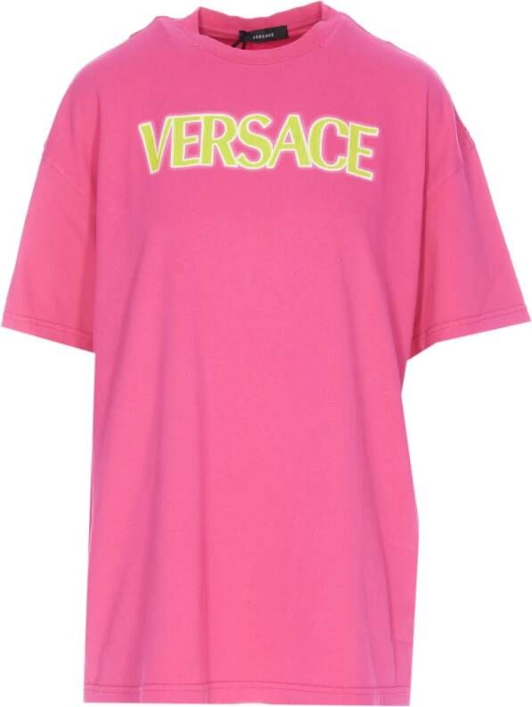 Versace T-Shirts Roze Dames