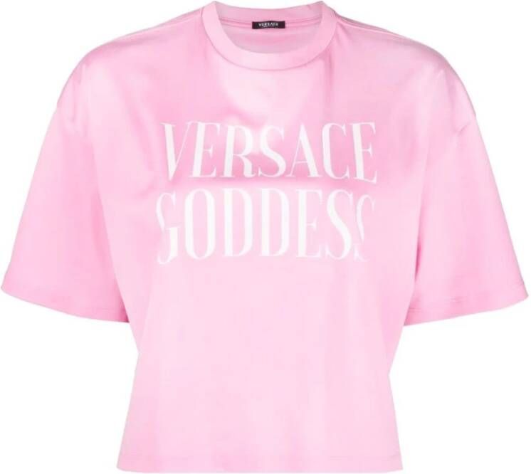 Versace T-Shirts Roze Dames
