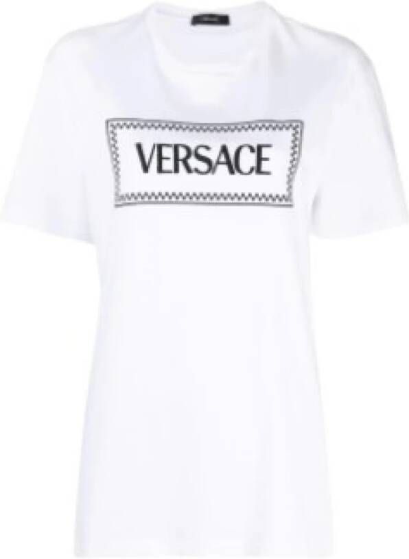 Versace T-Shirts Wit Dames