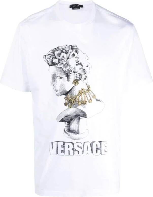 Versace T-Shirts White Heren