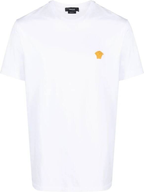 Versace T-Shirts Wit Heren