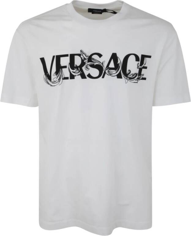 Versace T-Shirts Wit Heren