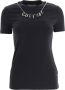 Versace Jeans Couture T-shirt met Korte Mouwen en Afneembare Charms Ketting Black Dames - Thumbnail 3