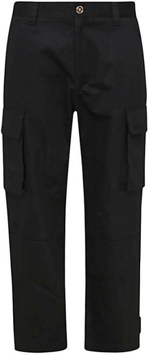 Versace Tapered Trousers Zwart Heren