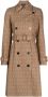 Versace Allover Double Breasted Trenchcoat Beige Dames - Thumbnail 4