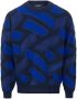 Versace Pullover met ronde halslijn Blue Heren - Thumbnail 1