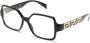 Versace Zwarte Optische Bril Klassieke Stijl Black Dames - Thumbnail 2