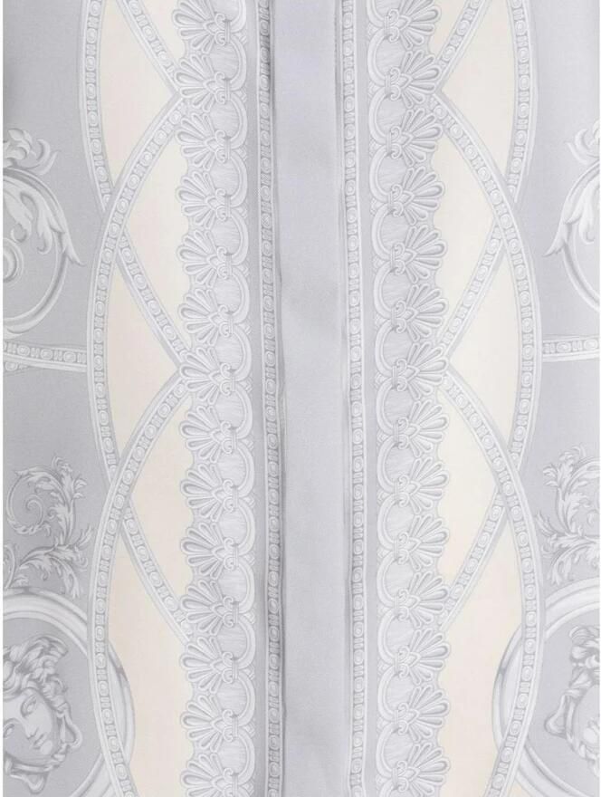Versace Barocco Zijden Overhemd met Klassieke Kraag Multicolor Dames - Foto 4