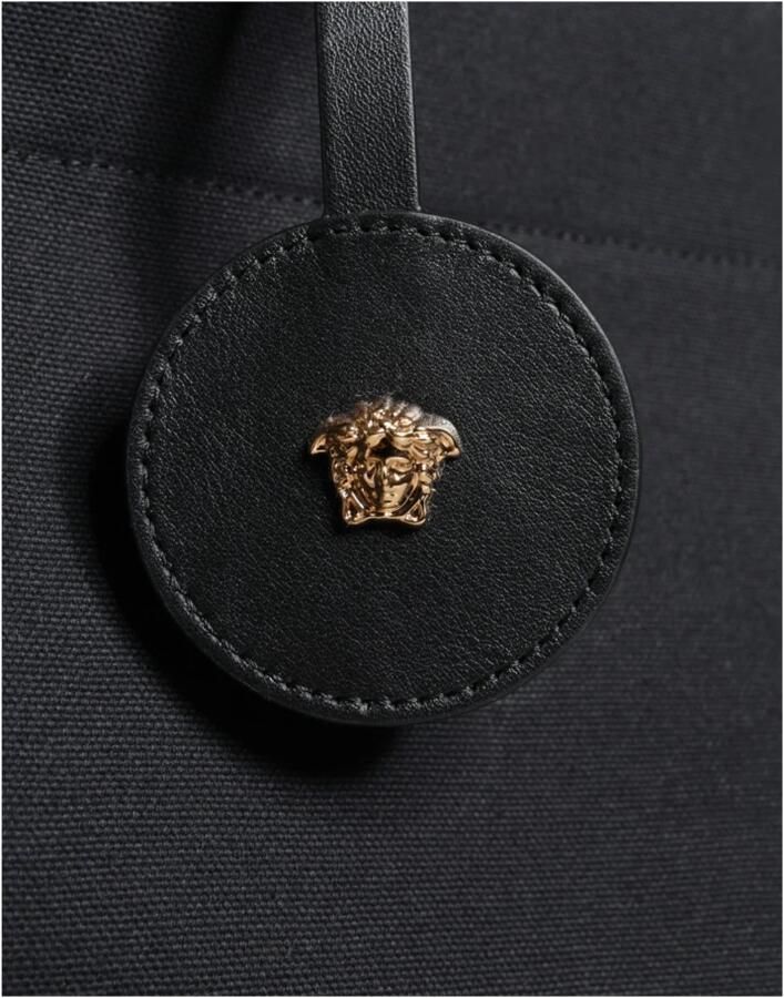 Versace Dames Schoudertas met Leren Details Black Dames - Foto 3