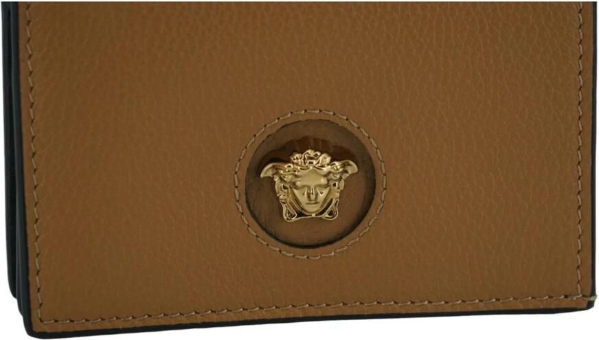 Versace Compacte portemonnee met Medusa hoofdlogo Brown Dames - Foto 5