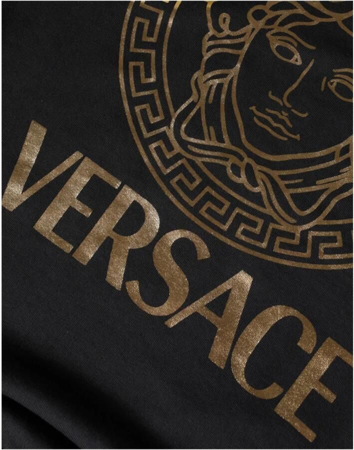 Versace Sweater Medusa Head Sweatshirt Zwart Goud - Foto 3