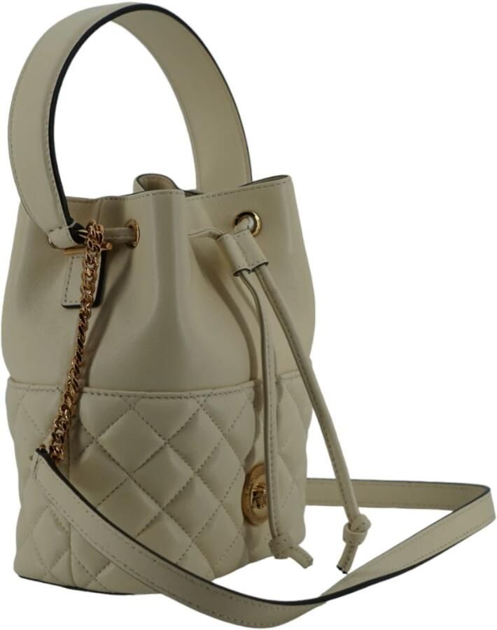 Versace Schoudertas La Medusa Gewatteerde Leren Bucket Bag