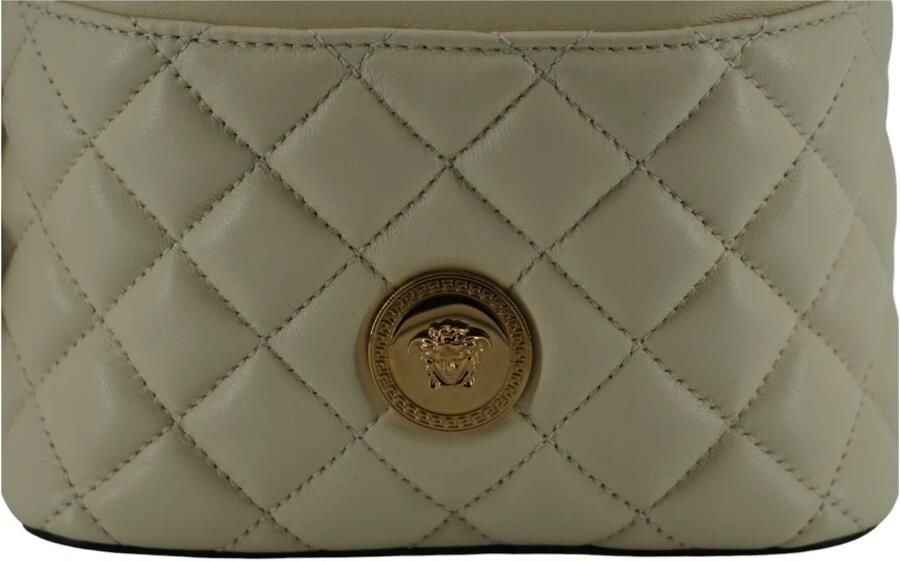 Versace Schoudertas La Medusa Gewatteerde Leren Bucket Bag - Foto 3