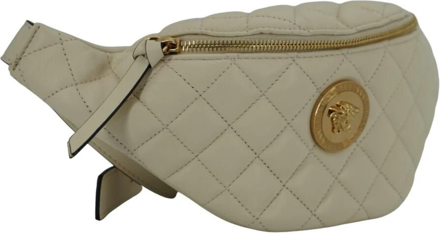 Versace Elegante witte leren heuptas White Dames - Foto 3