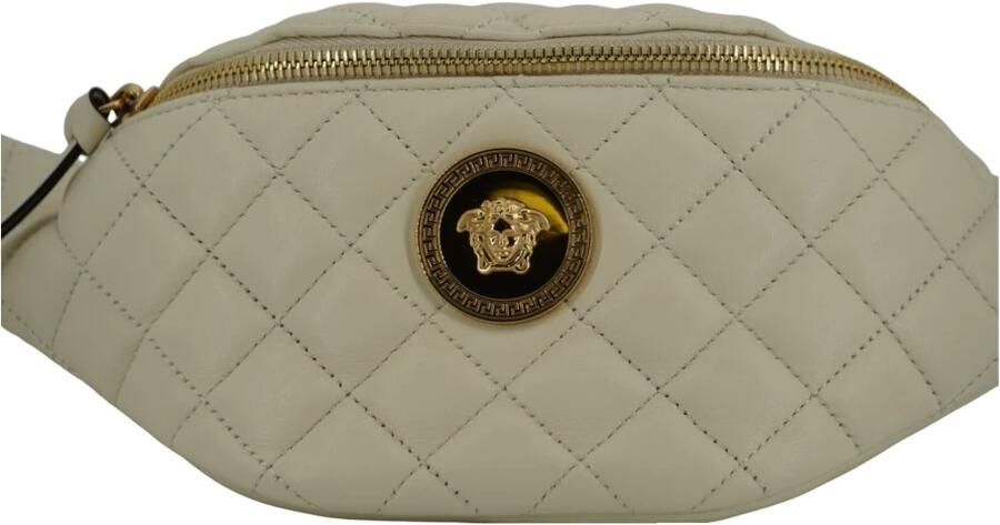 Versace Elegante witte leren heuptas White Dames - Foto 4