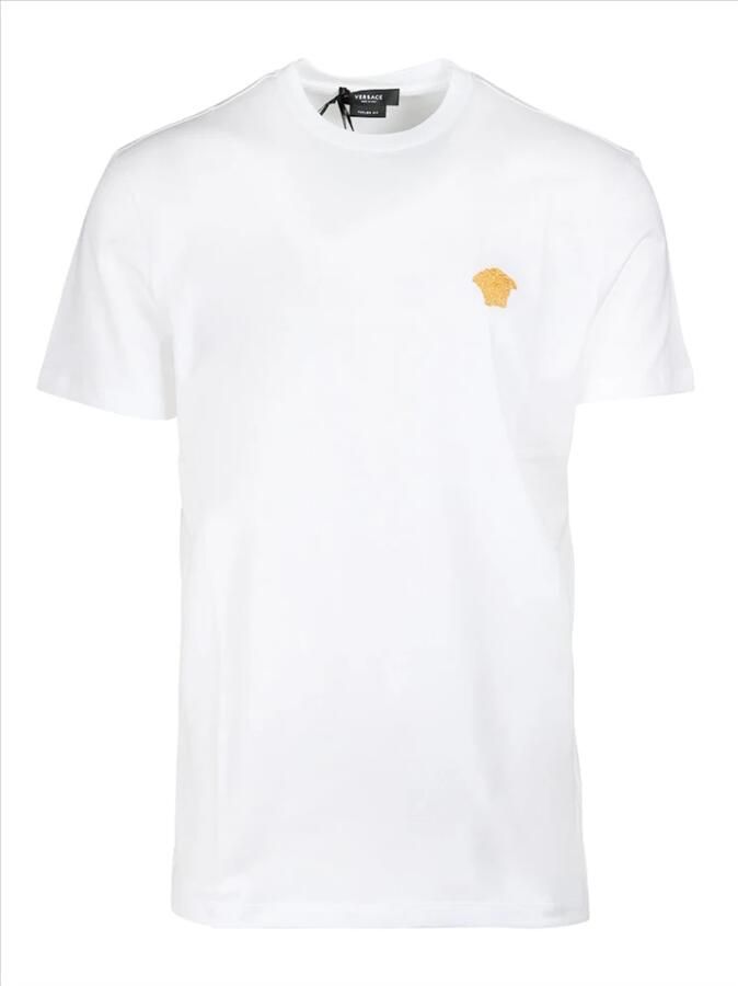 Versace Geborduurd Medusa T-shirt White Heren - Foto 2