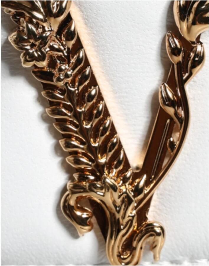 Versace Handtas Medusa gewatteerde leren crossbody tas in La Medusa-stijl