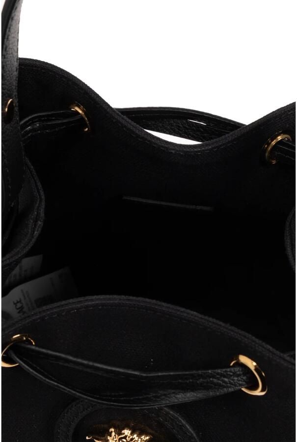 Versace Medusa Bucket Bag met Trekkoordsluiting Black Dames - Foto 2
